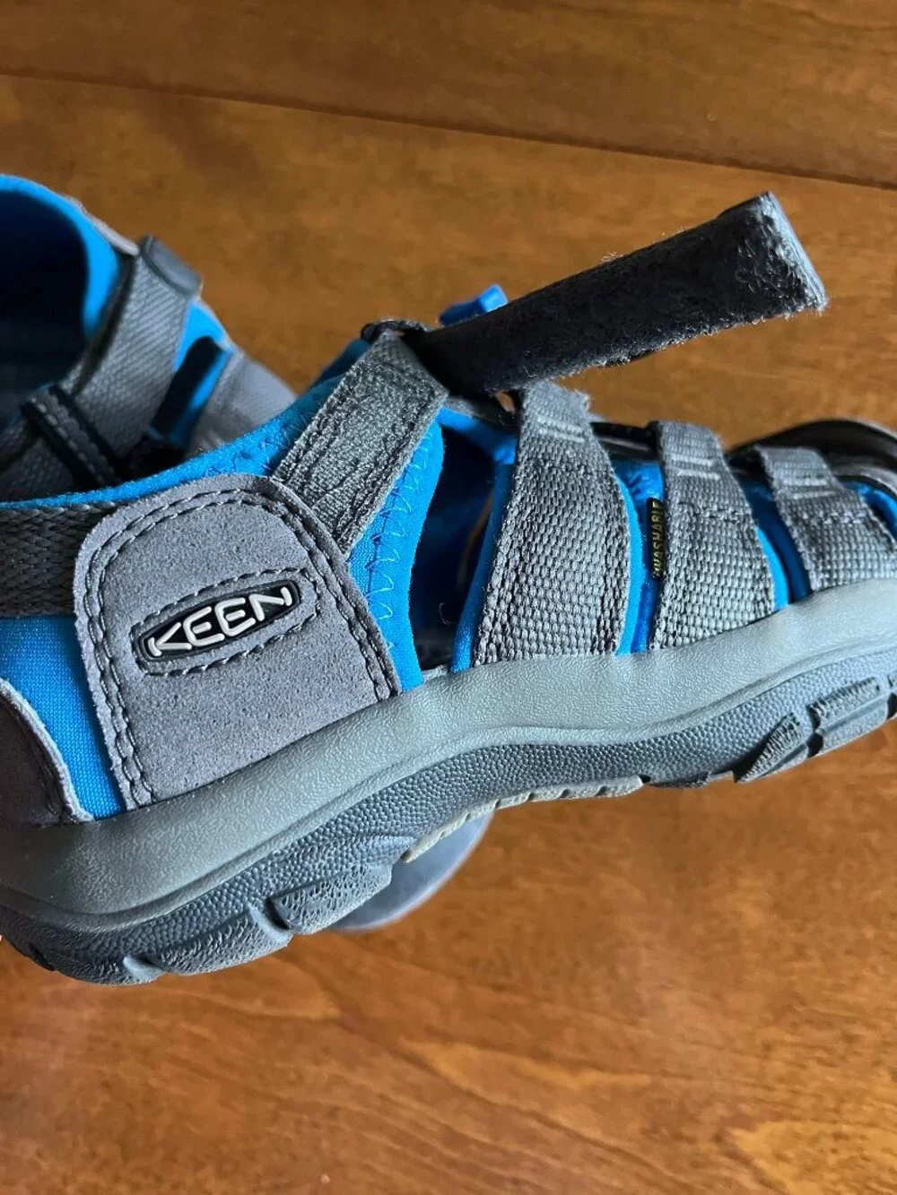 Keen blue and gray sandals little kid 13
